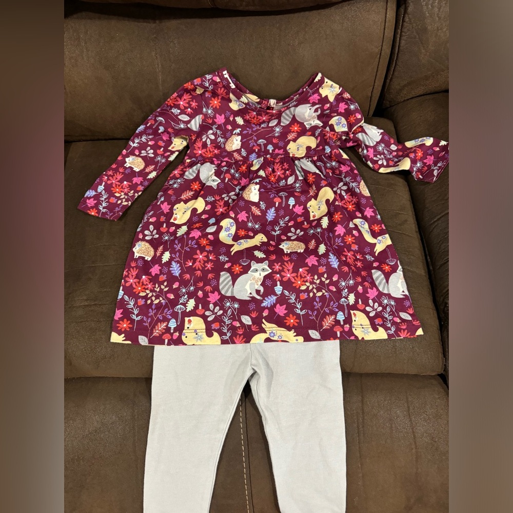 Baby girls WonderNation 12 month outfit. New without tags